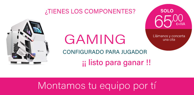 Montamos tu equipo Gaming por solo 30 euros en Azuqueca