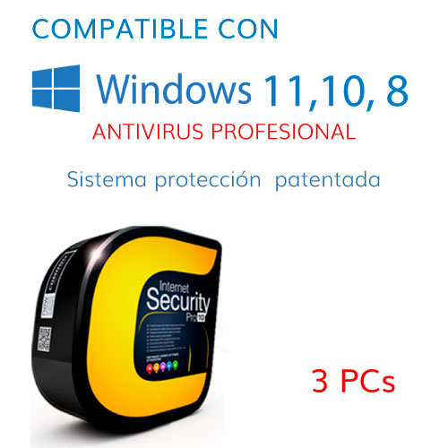 Antivirus Comodo Internet Security Pro para 3 PCs