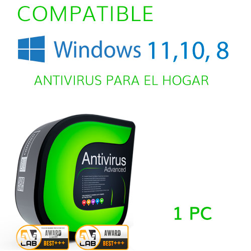 Antivirus Avanzado para 1 PCs en Azuqueca de Henares, Alovera, Villanueva