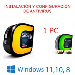 Instalación de Antivirus 1 PC. Protege tu privacidad con un experto en seguridad